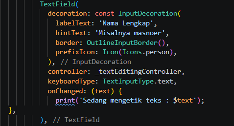 Property TextField